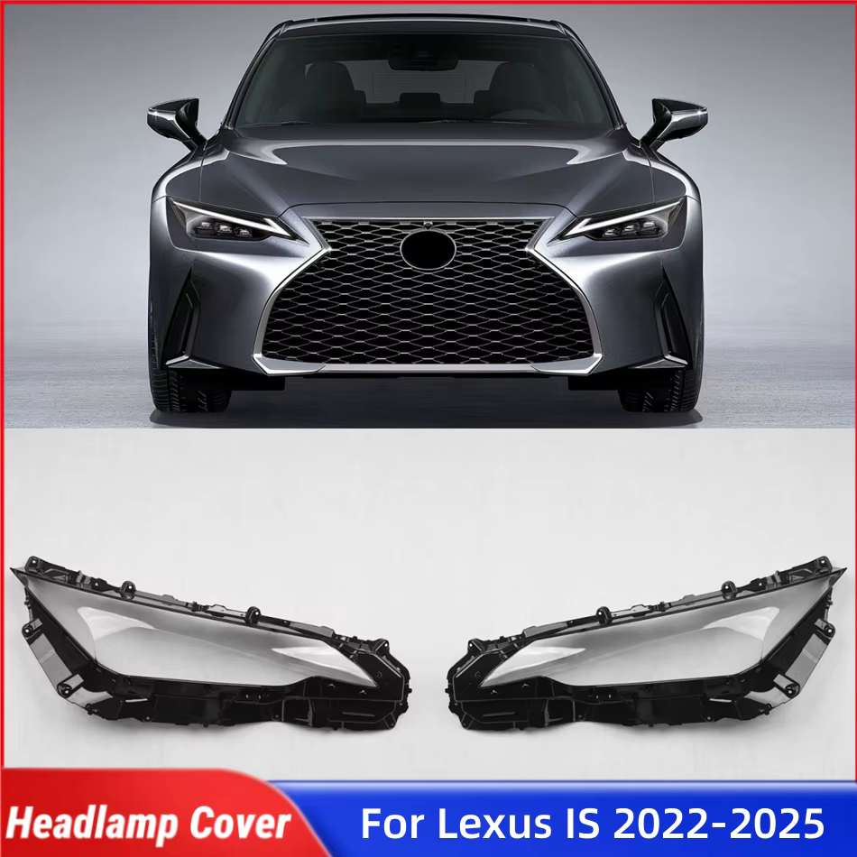 Couvercle de lampe de phare avant en verre, accessoires de véhicule pour Lexus IS IS300 IS350 IS500 2022 2023 2024 2025