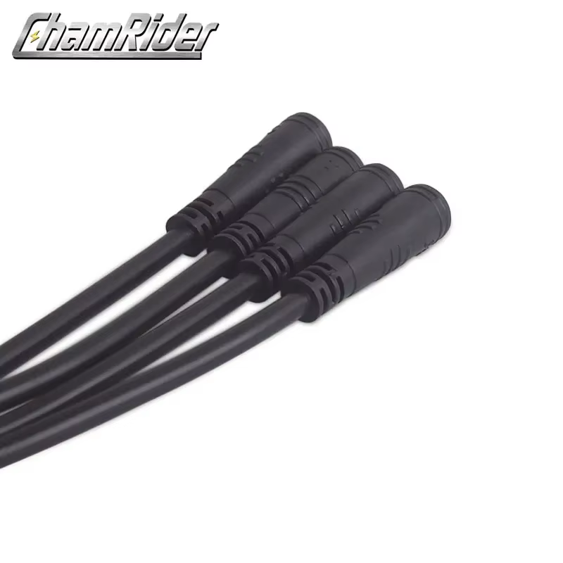 Julet 1 à 4 faisceau de câbles câble principal fil étanche pour vélo électrique accélérateur LCD frein connecteur étanche