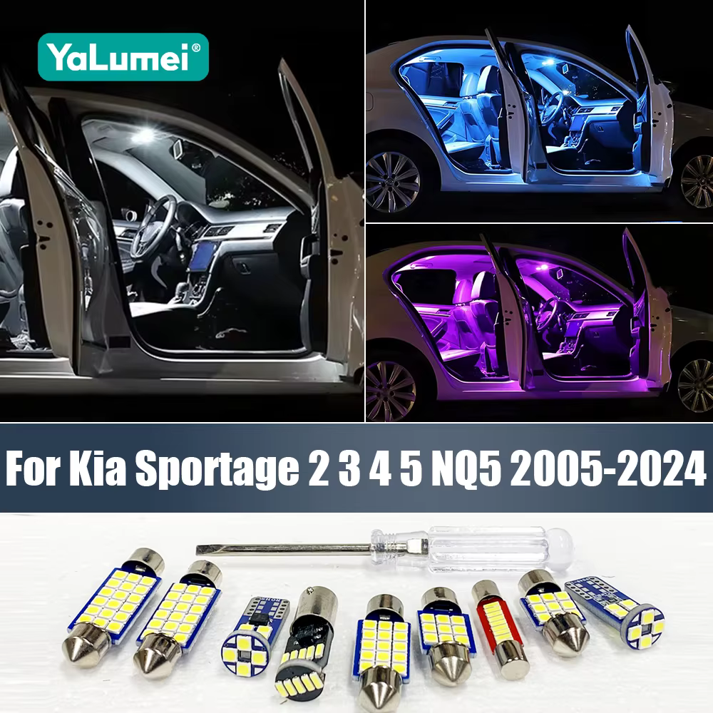 Pour Kia Sportage 2 3 4 5 NQ5 MK5 QL 2005-2013 2014 2015 2016 2017 2018 2019 2020 2021 2022 2023 2024, accessoires d'éclairage LED de voiture