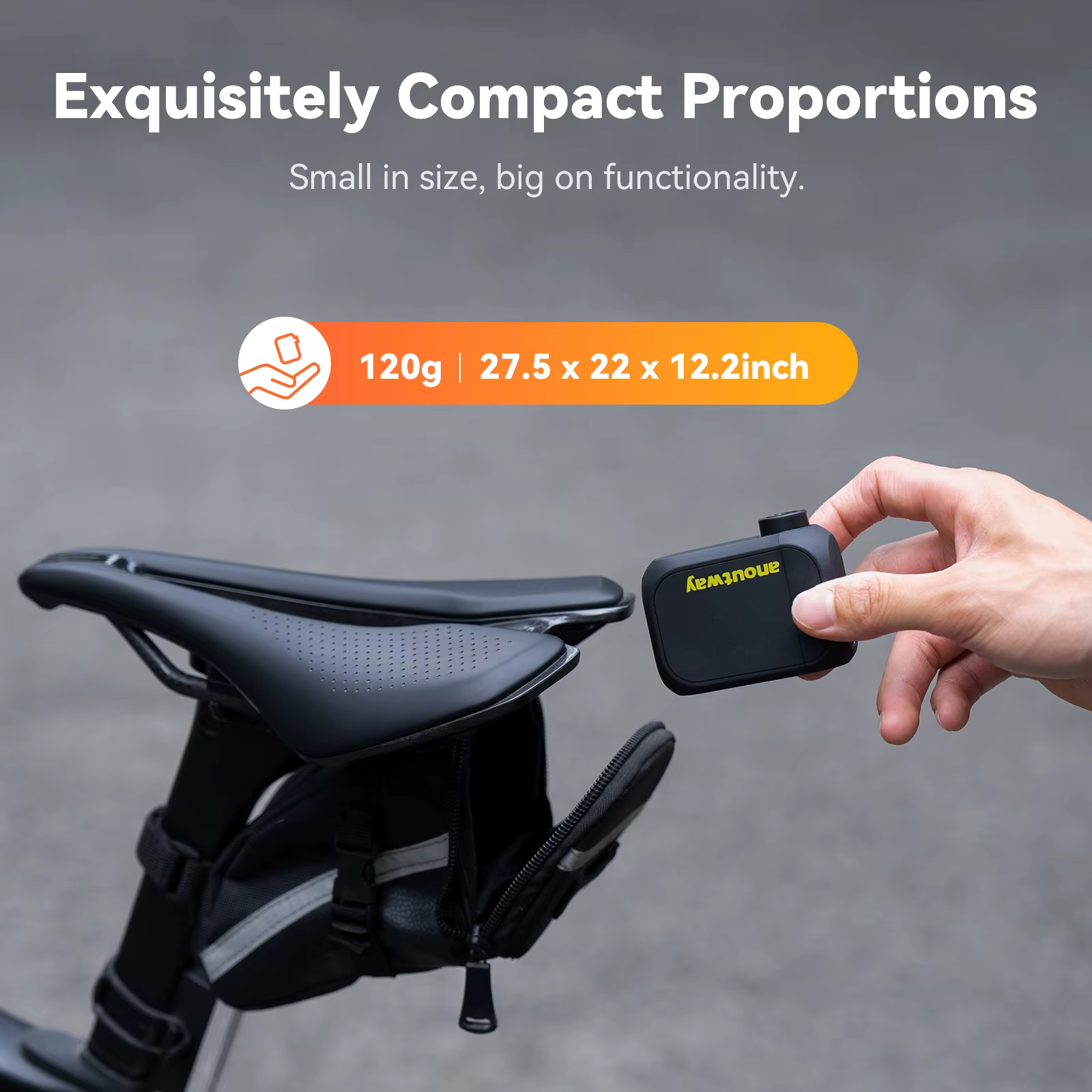 Anoutway-Mini pompe électrique AT1 Pro pour vélo