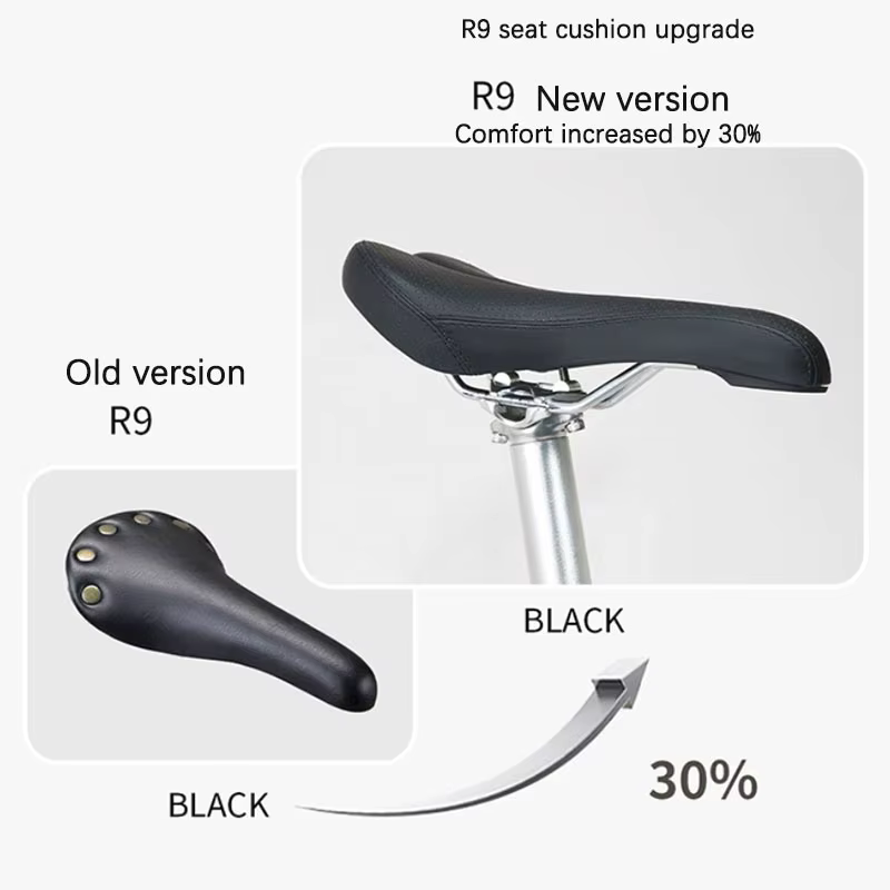 Cranston R9 vélo pliant 16 pouces 9 vitesses c-brake 4130 cadre triple en acier chromé 349 roue en alliage d'aluminium