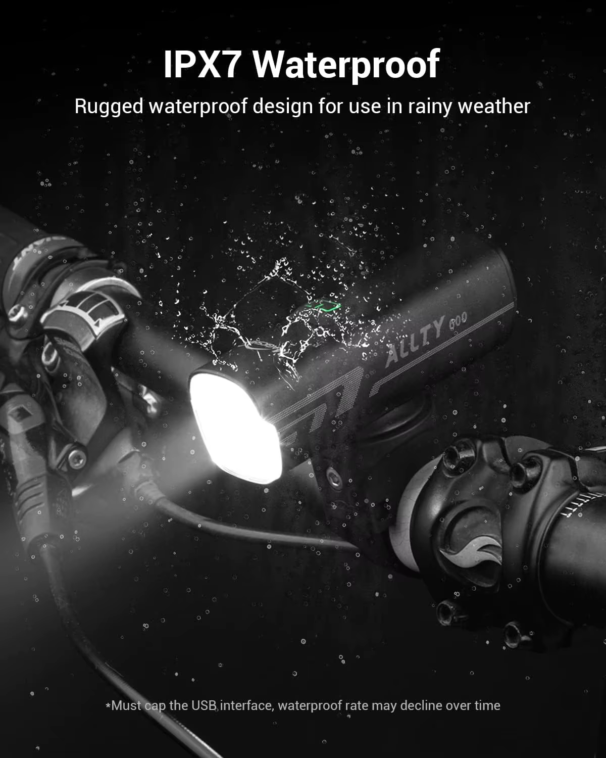 Éclairage LED pour vélo de route Allty 600
