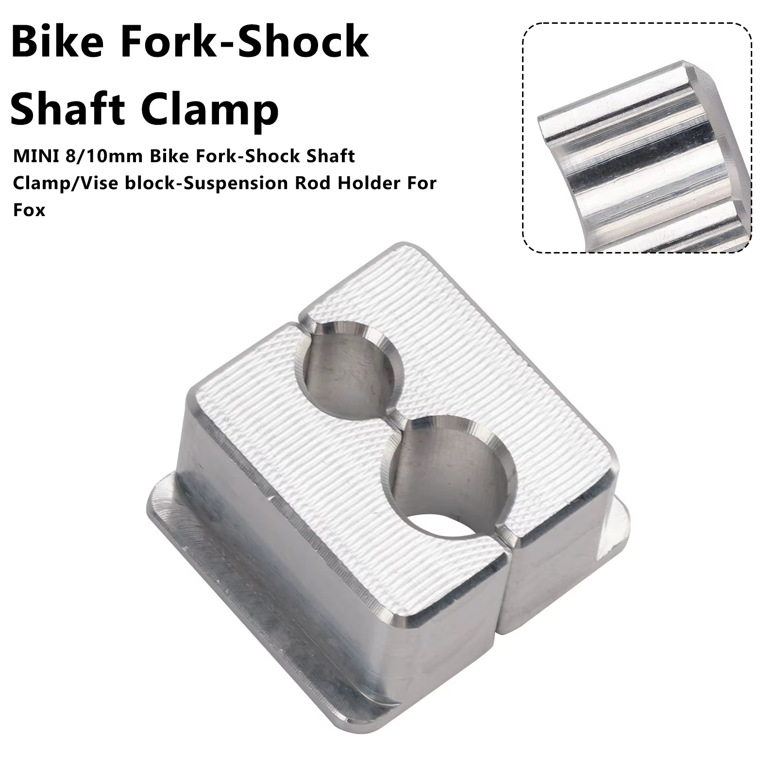 Areyourshop Mini pince d'arbre de Suspension de vélo 8/10mm pour fourche Fox et Service de choc arrière