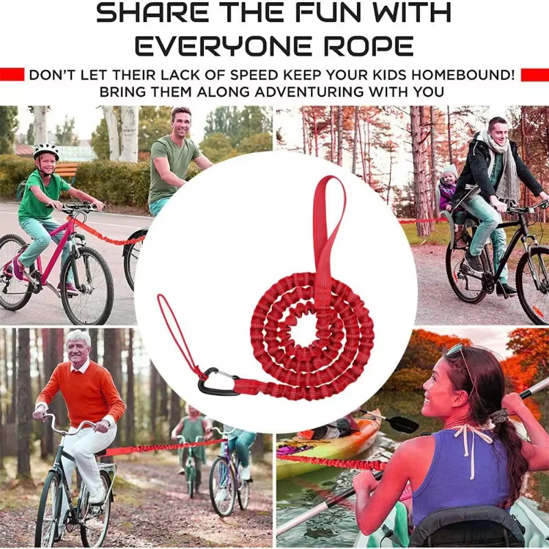 Corde de remorquage pour vélo VTT