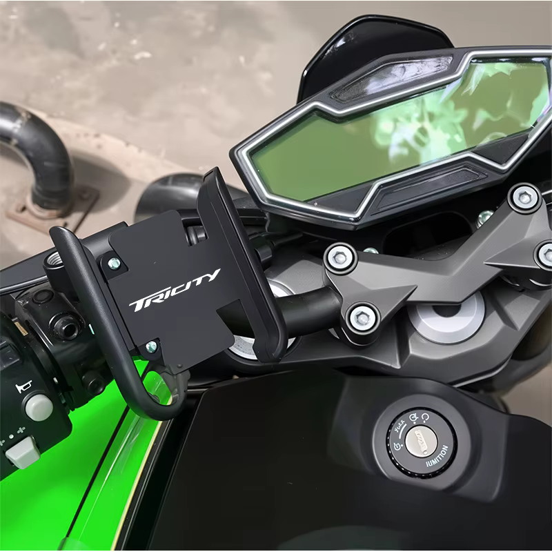 Support de téléphone portable pour moto en alliage