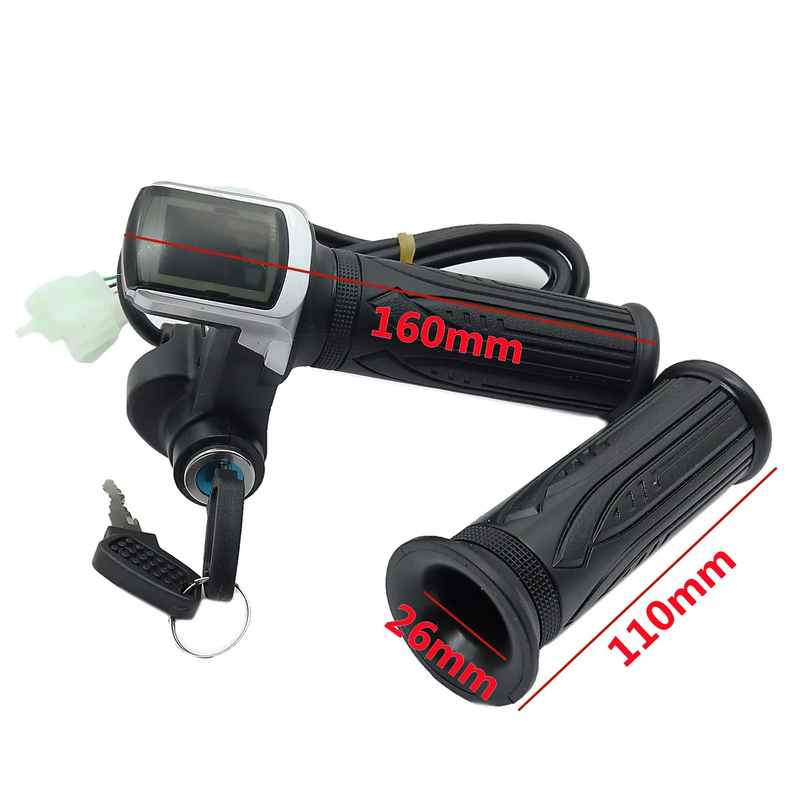 Poignée d'accélérateur de vélo électrique 24V/36V/48V