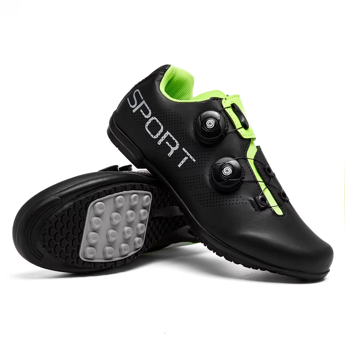 Chaussures de cyclisme respirantes à l'offre elles en caoutchouc