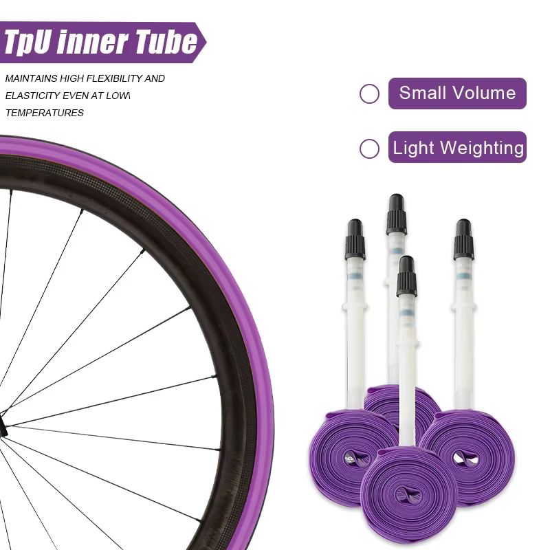 NPY – chambre à air de vélo de route violette en TPU