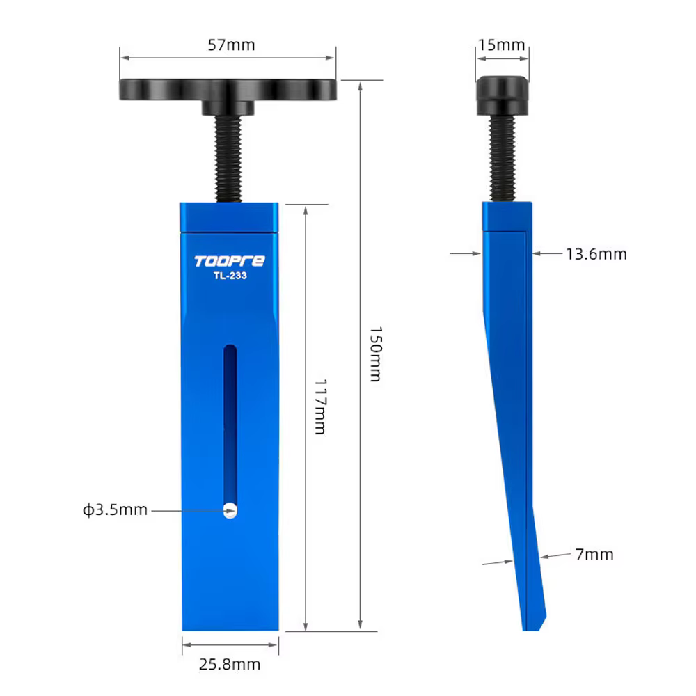 Outil de réinitialisation de piston de vélo