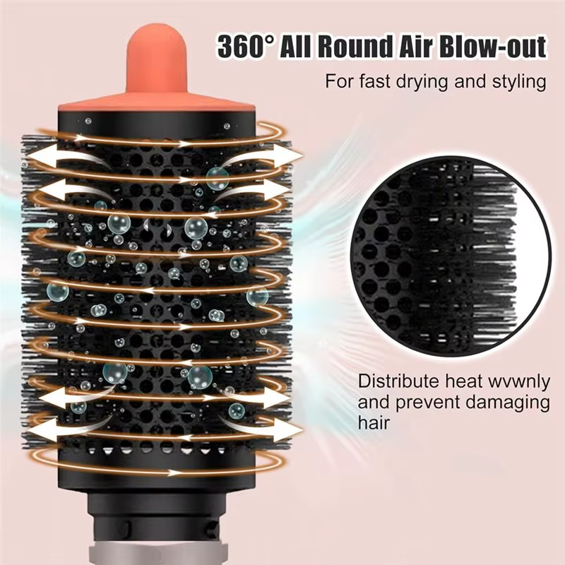 A52Q-grande brosse volumisante ronde pour accessoires Dyson Airwrap-brosse volumisante de remplacement améliorée