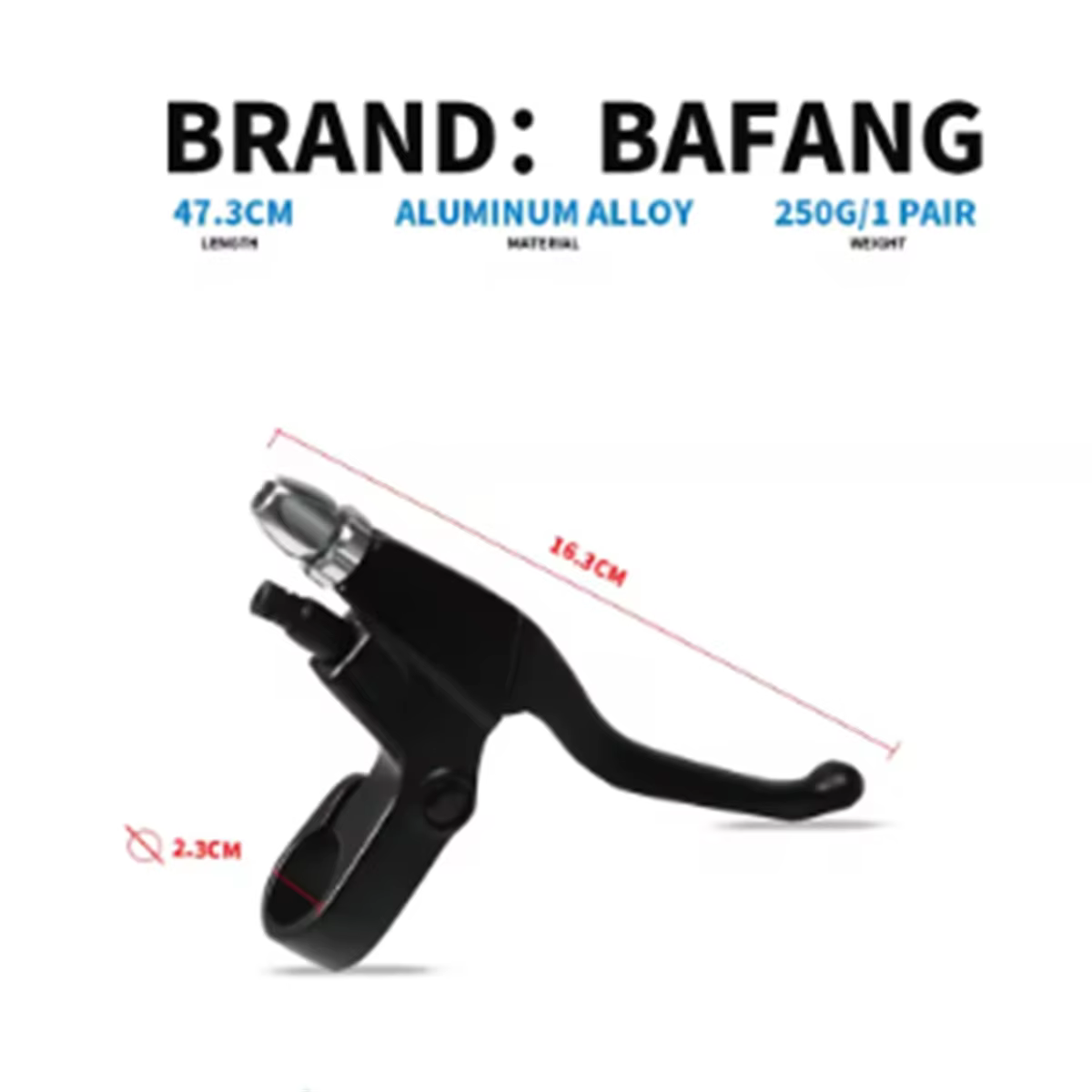 Pour paire de leviers de frein Bafang électrique e-bikeJAS