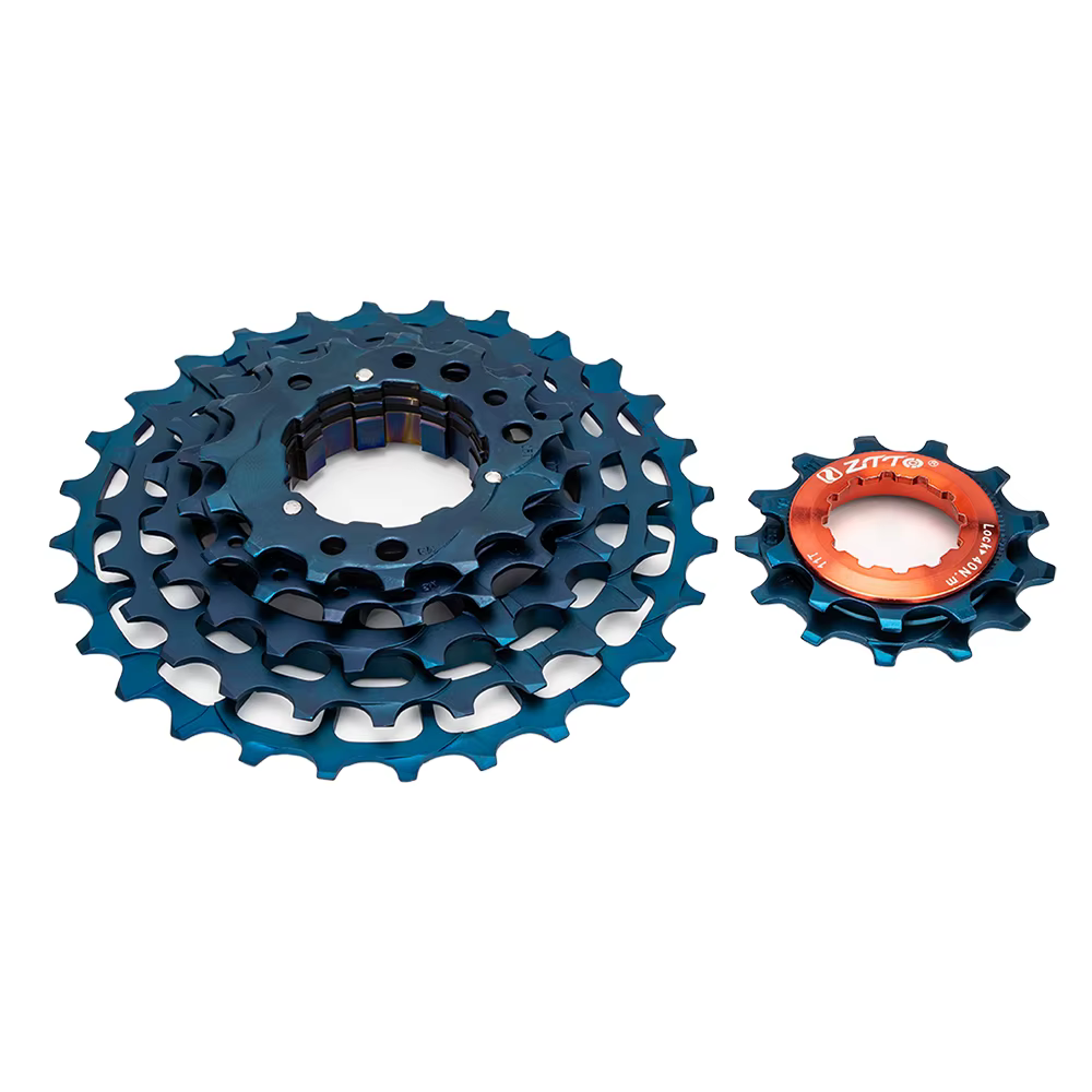 Cassette de vélo pliable ZTTO 7 vitesses 7 S 11-28T, roue libre ultra légère compatible avec HG 7 V Freehub SLR