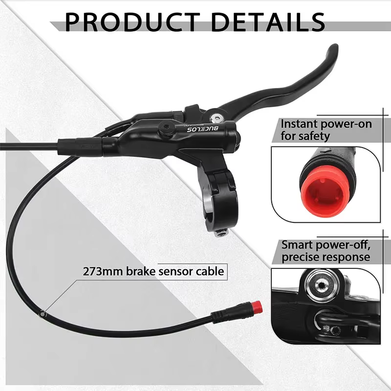 BUCKLOS mise hors tension freins de vélo électrique 2 pistons avec Rotor G3 e-bike jeu