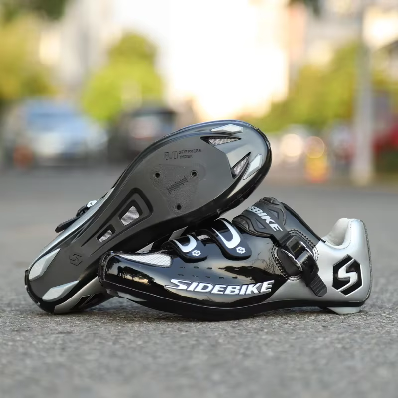 Sidebike-Chaussures de vélo de route autobloquantes pour hommes
