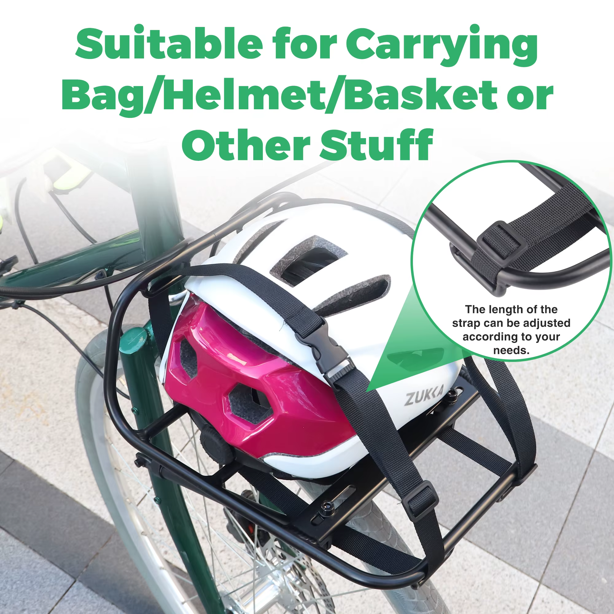 ZUKKA Support avant de vélo en alliage d'aluminium