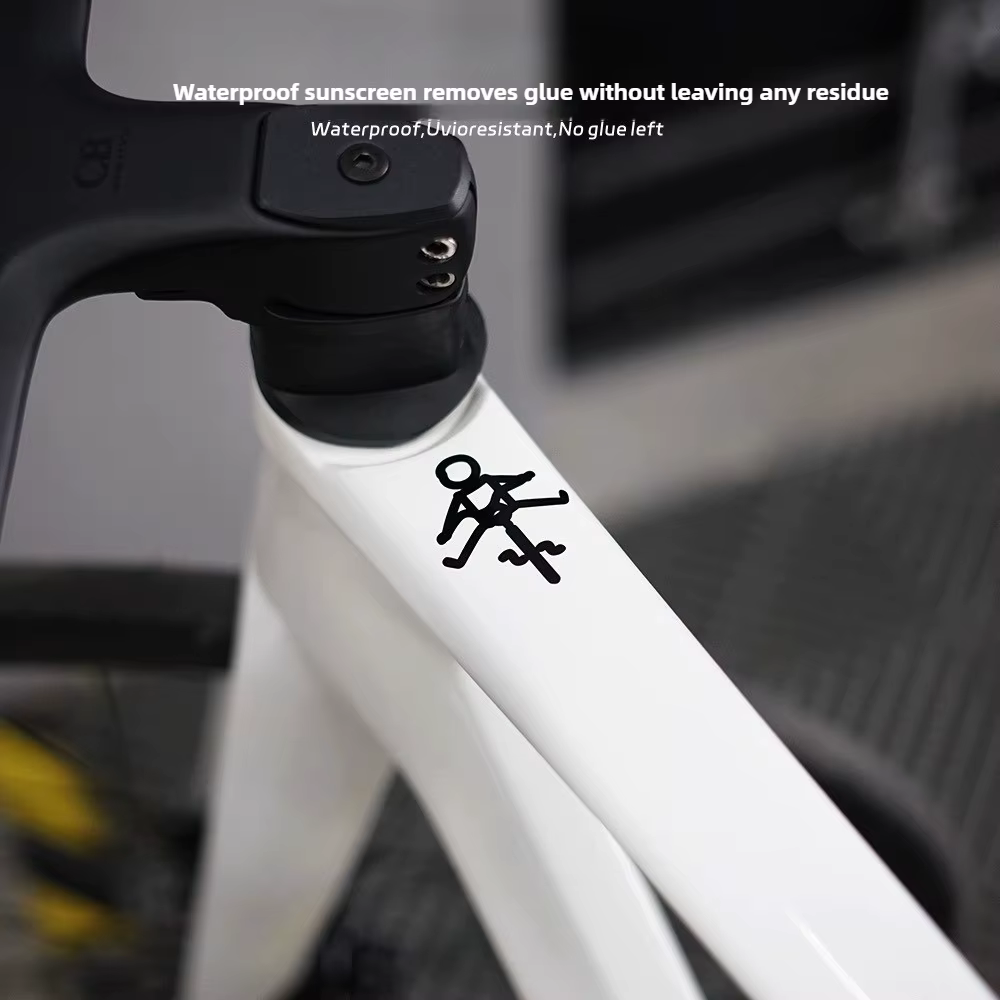 Nouveaux autocollants amusants pour cadre de vélo
