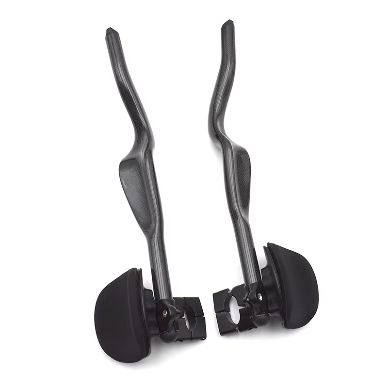 Vélo de route Triathlon temps d'essai 3K repose-vélo entièrement en carbone guidon TT 35 ° Pour extension