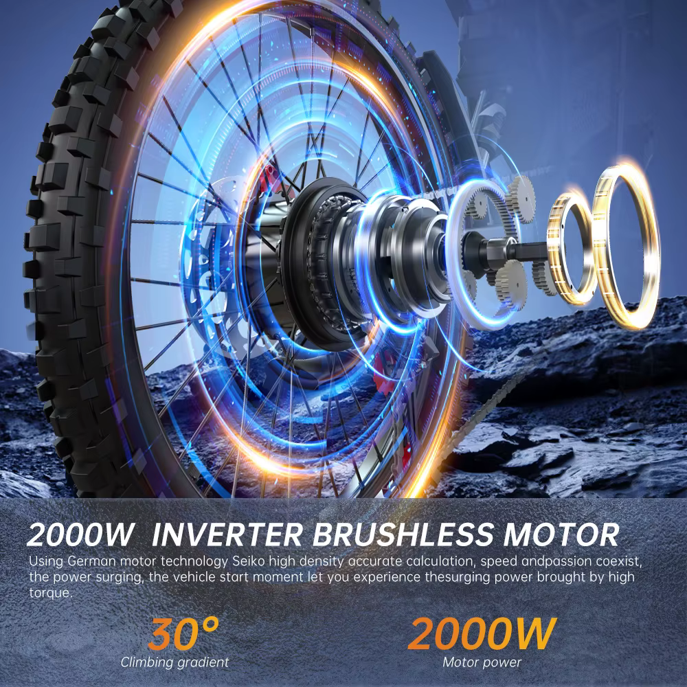 Moto électrique FVKING E6 pour adultes