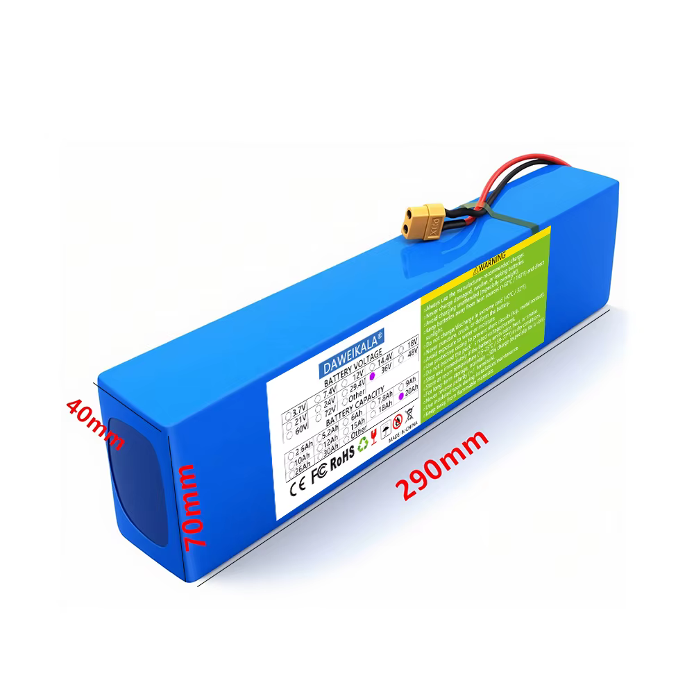 Pack de batteries pour scooter électrique 10S3P 36V 20Ah 36v