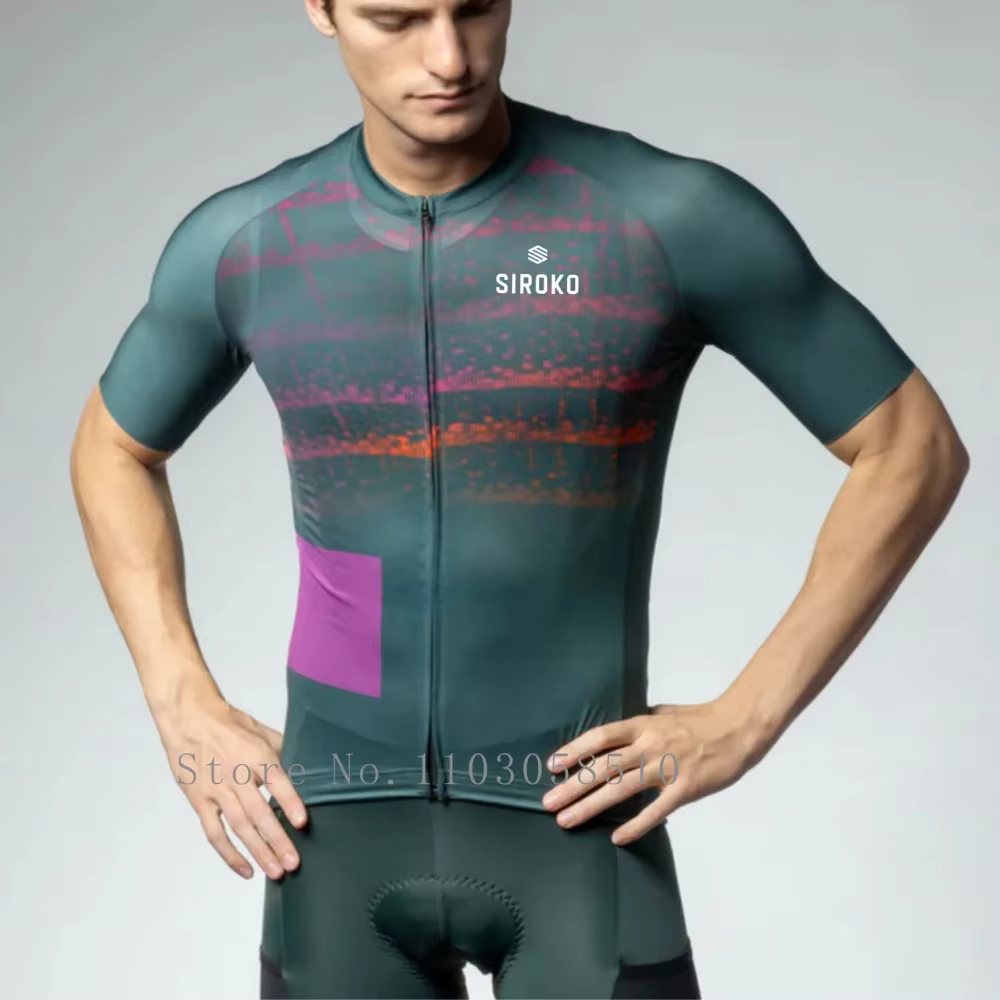Siroko Maillot de cyclisme chemise été vêtements de cyclisme course Sport vélo chemise Ropa Ciclismo Pro homme vtt vélo été Maillot