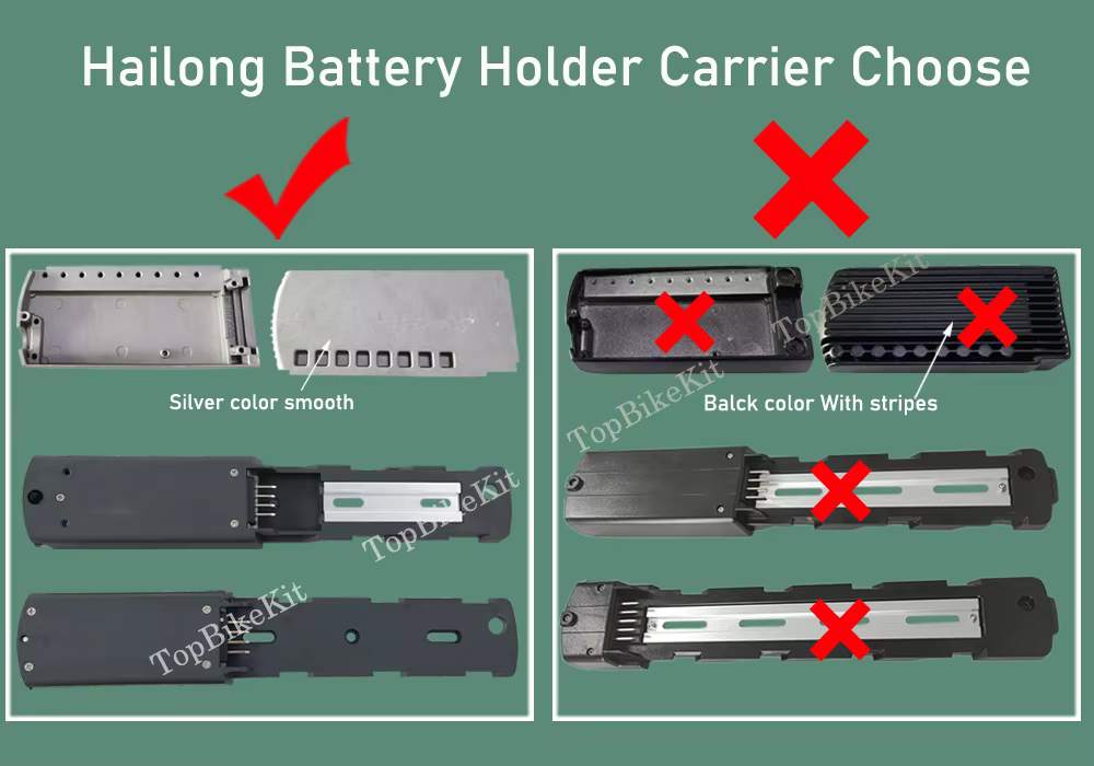Support de batterie Ebike Hailong Electrolux