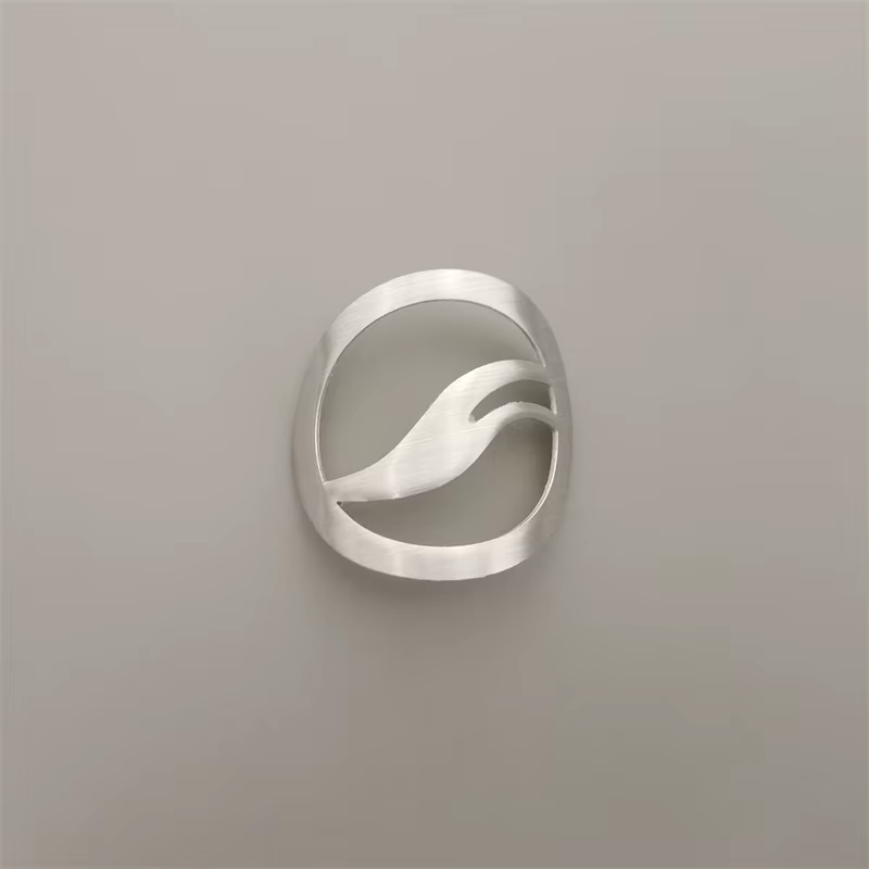 Badge de vélo géant en alliage d'aluminium souple