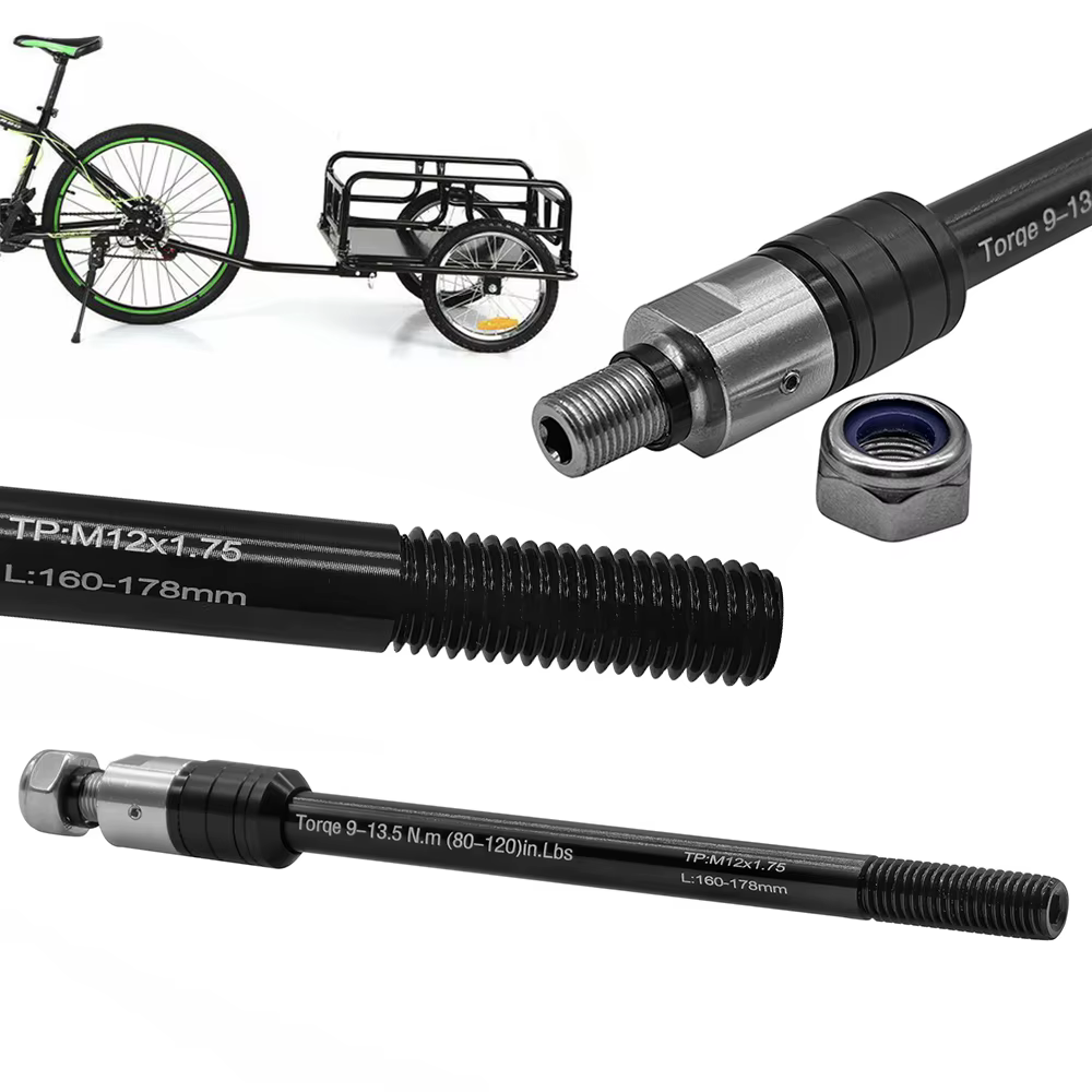 Remorque de vélo à axe traversant 160-178mm