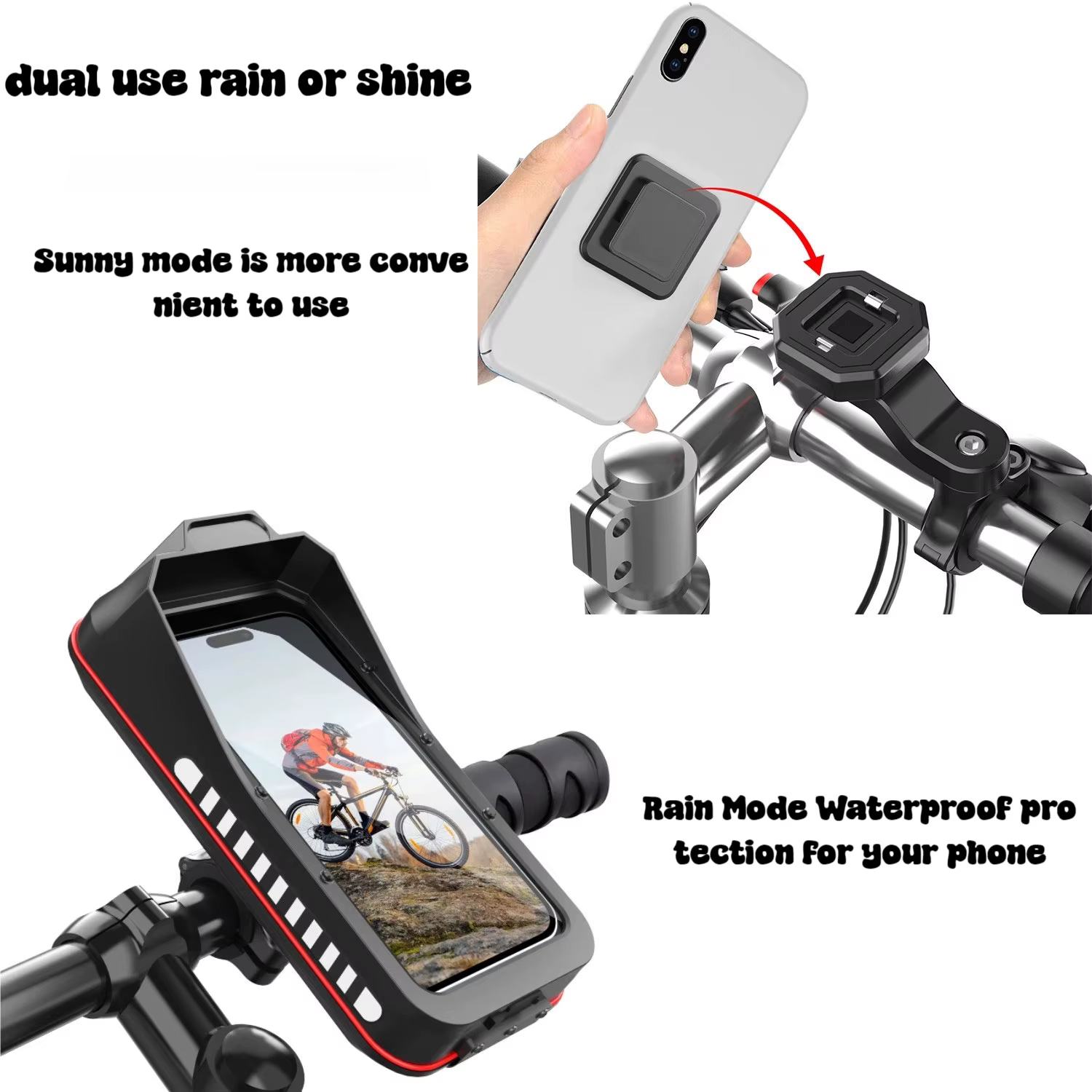 Support de téléphone de vélo étanche
