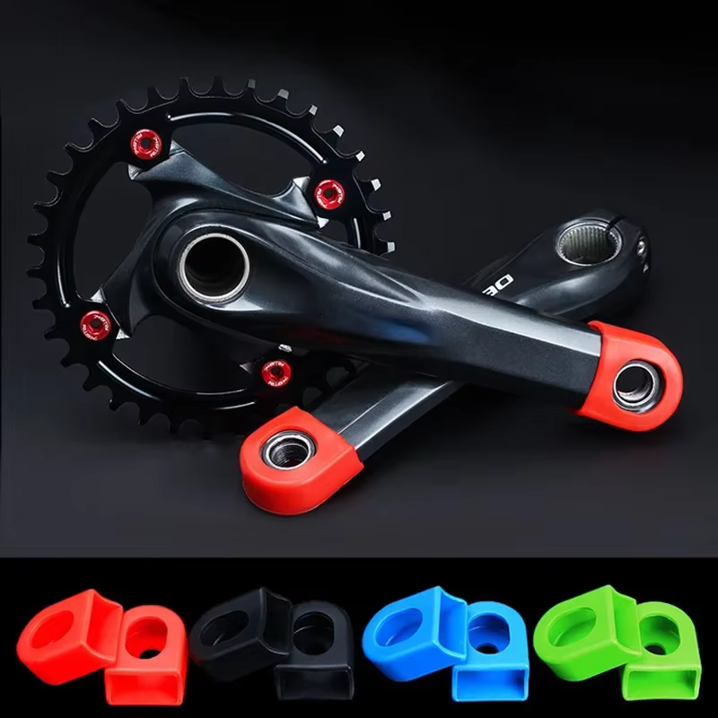 Couvercle de protection de manivelle de vélo en Silicone