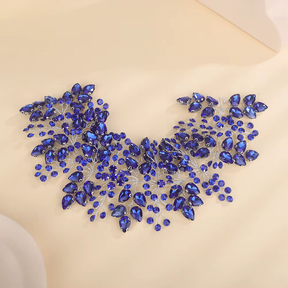 Accessoires pour cheveux de mariée, diadème rouge, coiffures de noël, strass, bijoux de tête de mariage pour femmes, robes de cheveux pour événements spéciaux