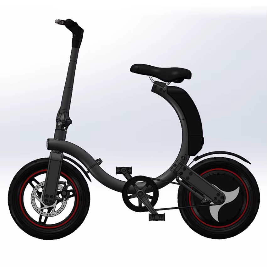 Vélo électrique pliant
