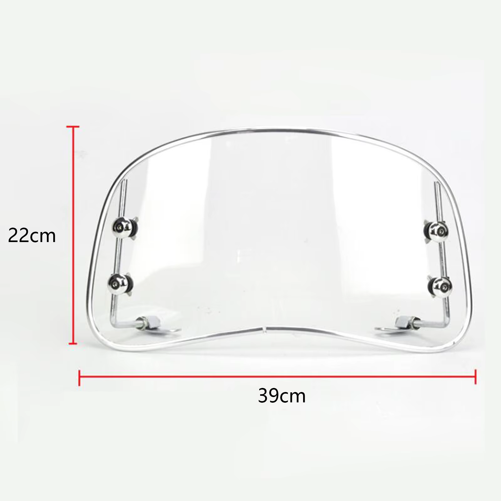 Pare-brise transparent pour vélo électrique