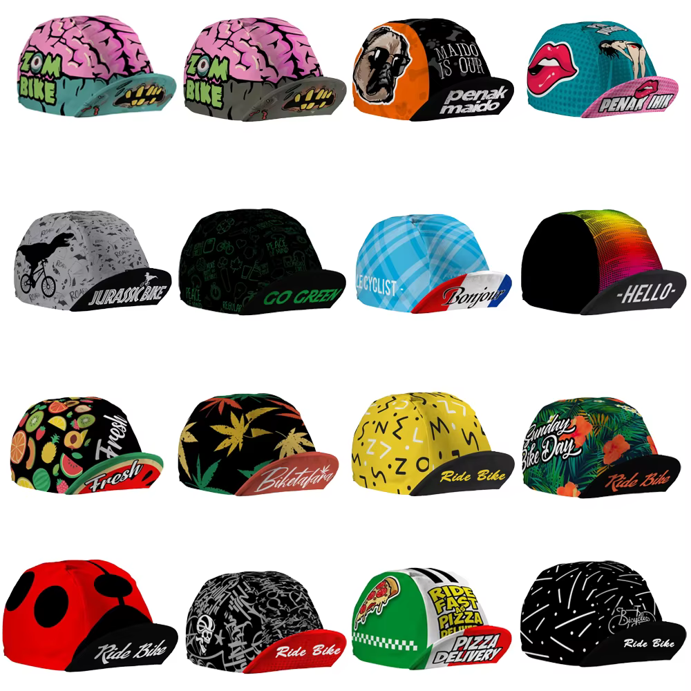 Nouveau Casquette de cyclisme unisexe casquettes de vélo été respirant Sports de plein air chapeaux Protection solaire
