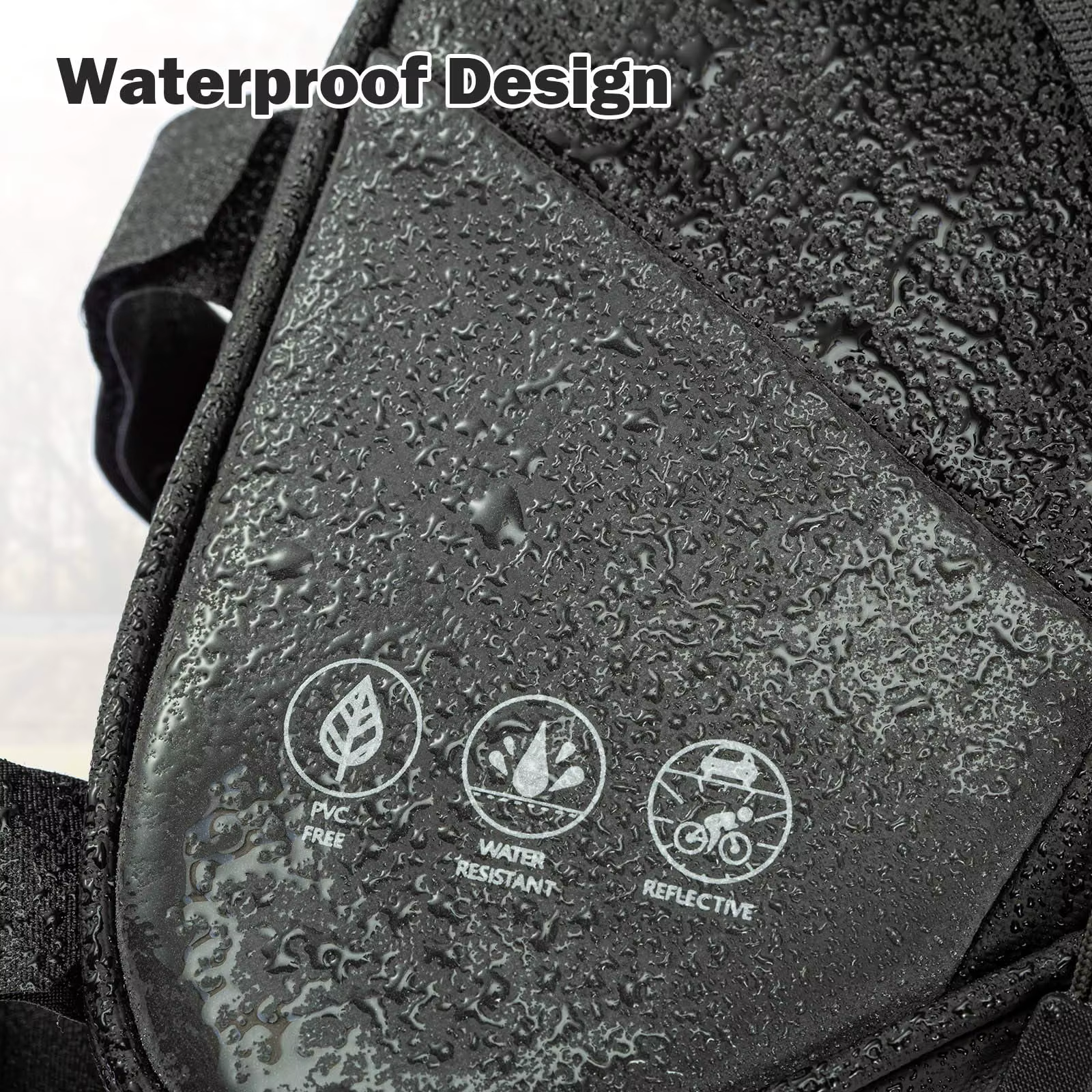 Sac de selle de vélo étanche, sac de rangement sous le siège arrière de vélo, poche pour bouteille d'eau, pochette de cyclisme pour vtt, vélo de route de montagne 1,5 l