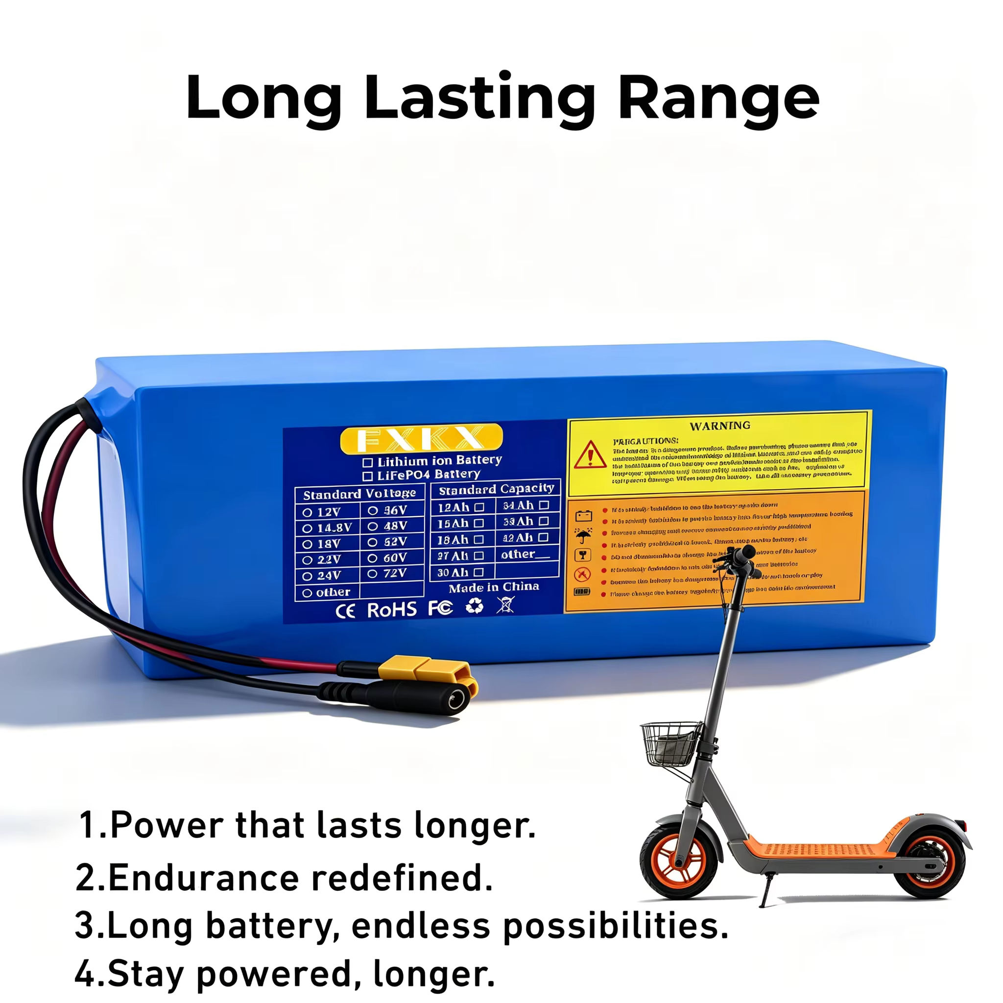 Batterie de scooter électrique 36V 10S3P 10Ah 18650