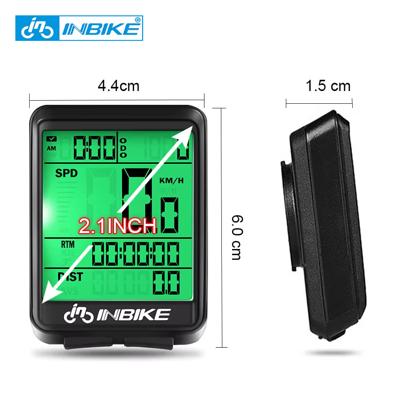 Compteur de vitesse filaire sans fil étanche pour vélo de route
