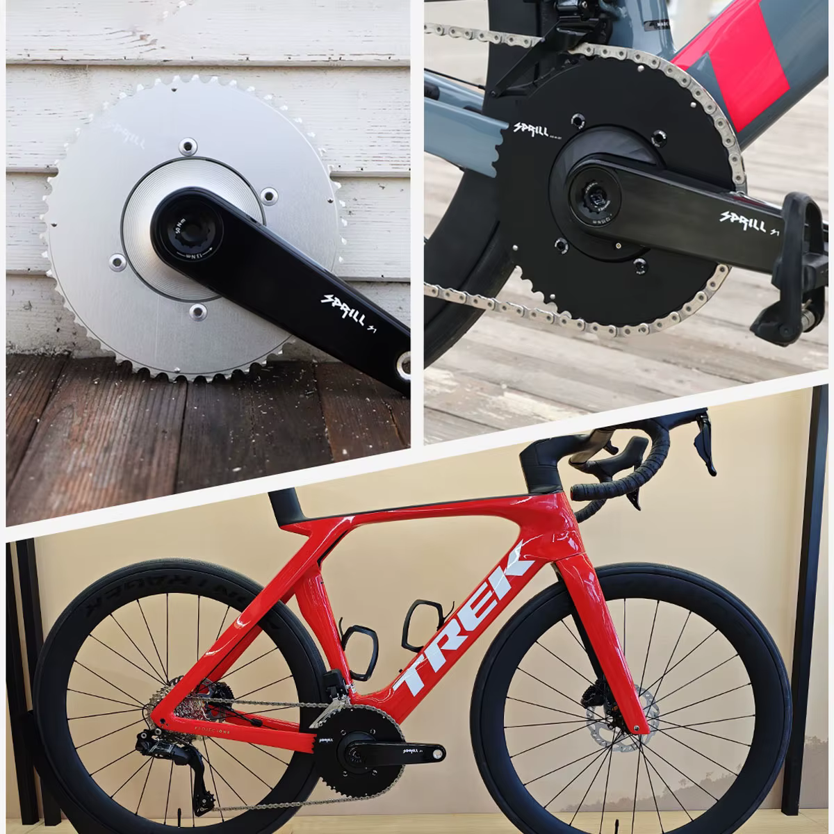 Plateau double pour vélo de route