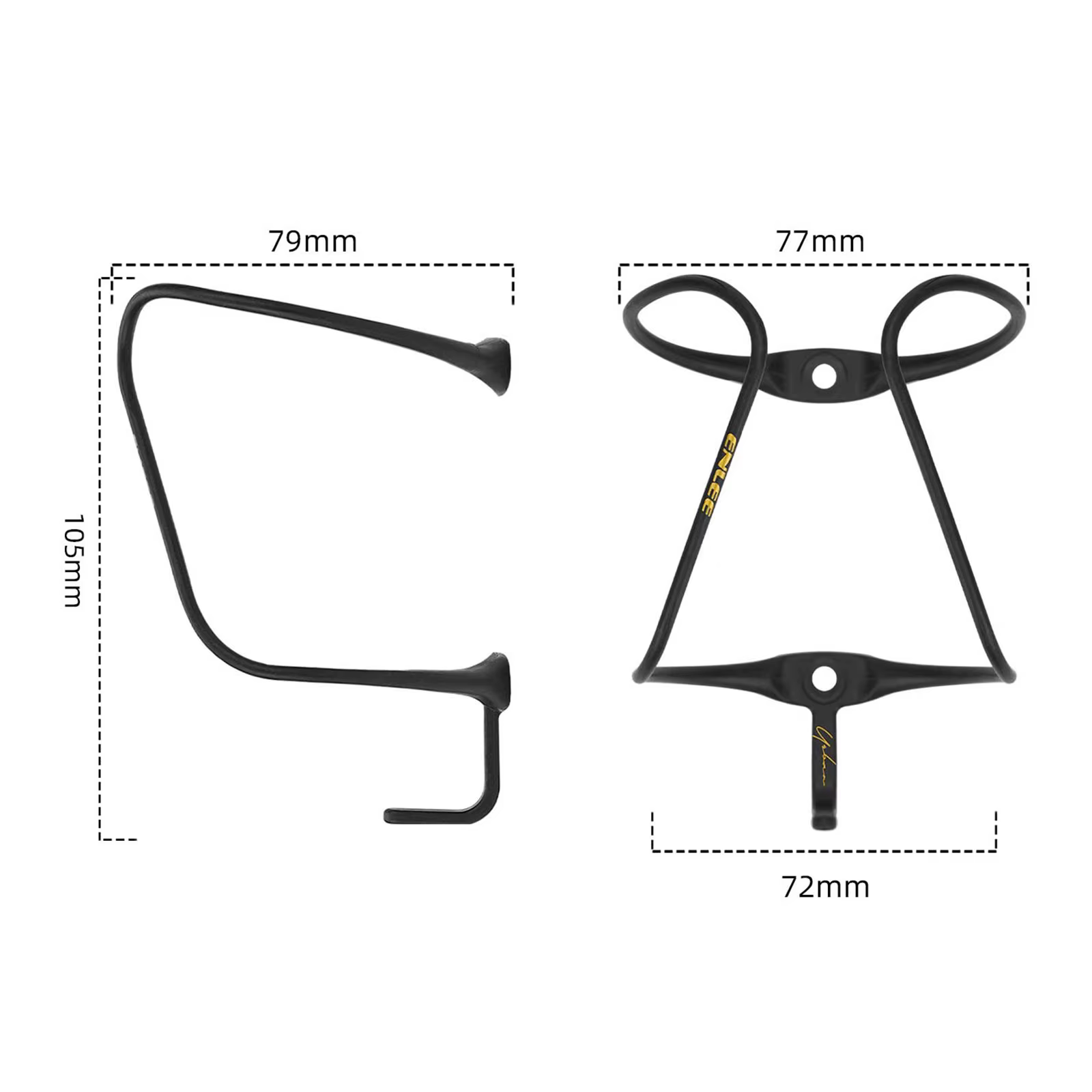 Porte-bouteille de vélo ultra léger en fibre de carbone haute performance pour vélos de route et de montagne