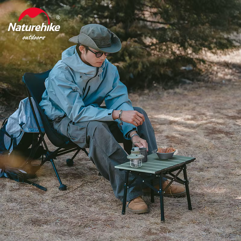 Naturerandonnée L02 Table de Camping randonnée en plein air Table pliante Ultra légère Portable Table basse de voyage Tables de pêche Tables de pique-nique