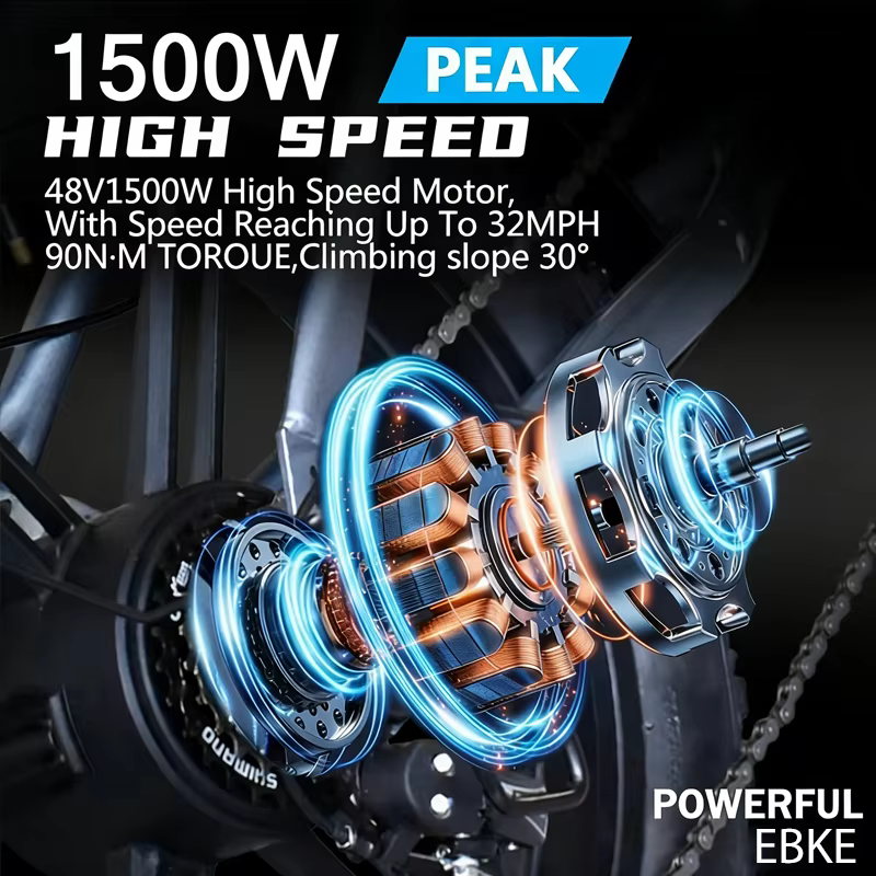 Vélo électrique DEEPOWER Q7 édition luxe 2000W 48V 60A