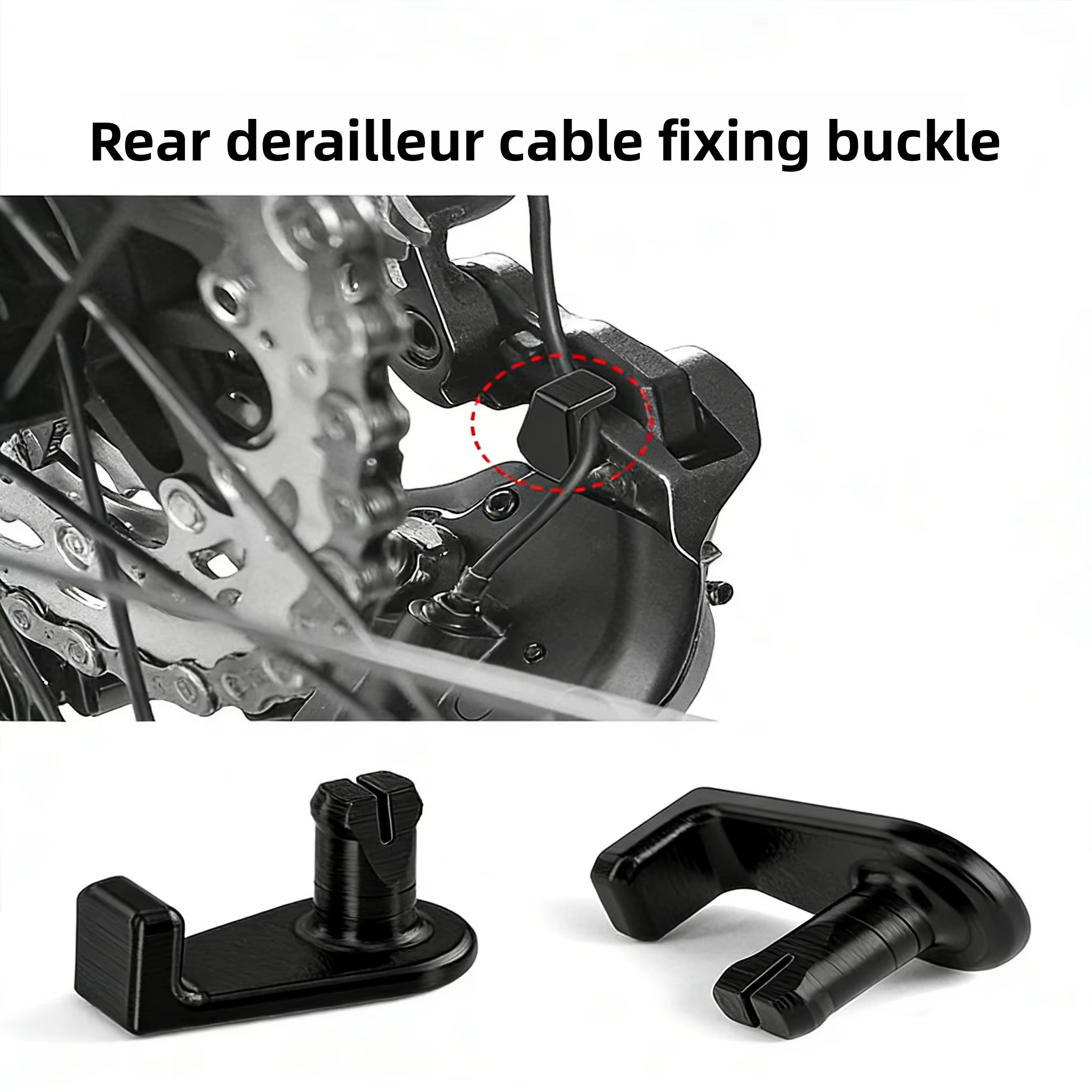 Clip de fixation de câble 12 vitesses pour dérailleur arrière 105 Di2 R7150 UT R8150 de vélo de route 12S - Accessoires