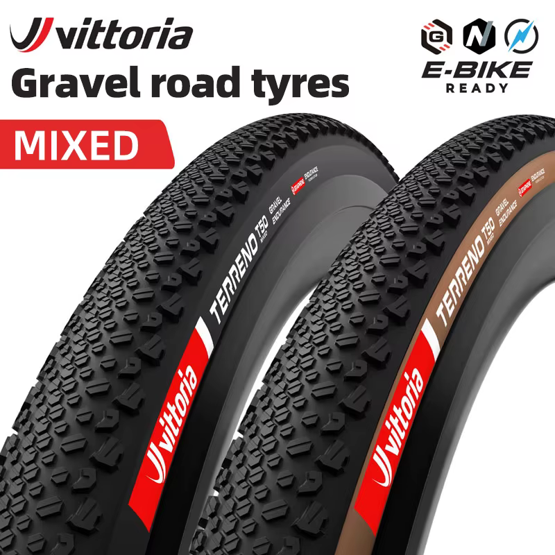 Vittoria vélo gravier route véhicule pneu 700x40C Tubeless TERRENO T50 mixte haute Anti-crevaison côté paroi Protection