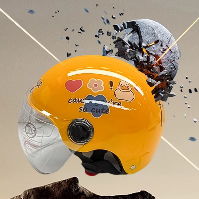 Casque de sécurité de vélo pour enfants de 6 à 12 ans