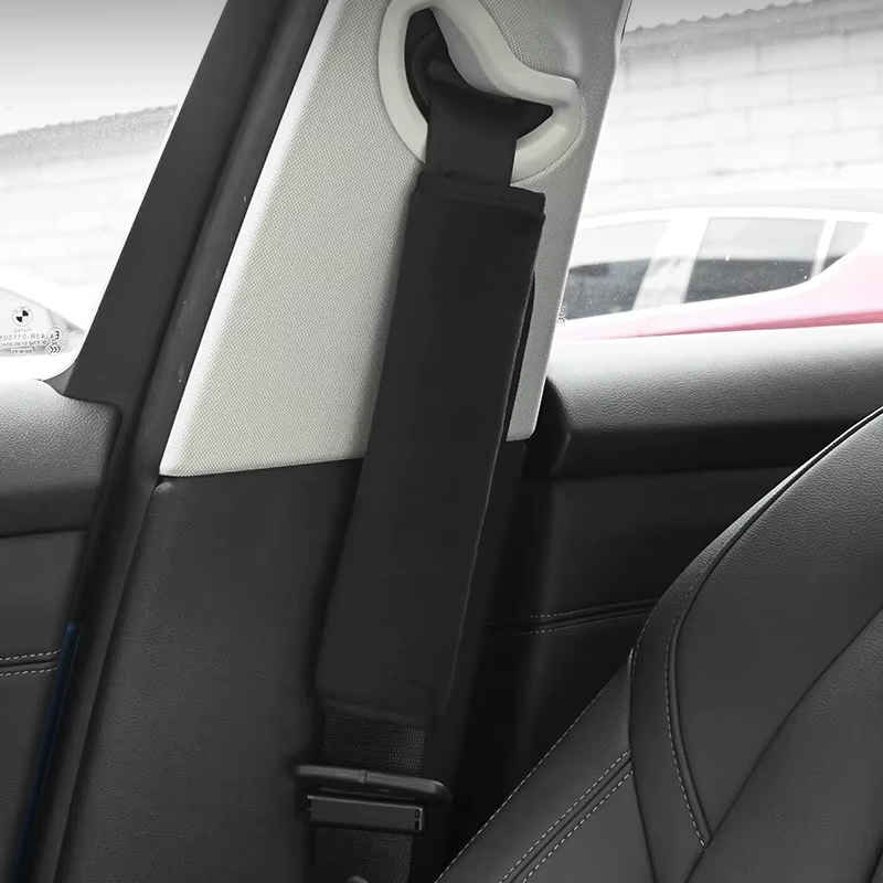 2 pièces housses de ceinture de sécurité accessoires de voiture Accesorios Coche voiture épaulière ceinture de sécurité pour adultes jeunes enfants accessoires intérieur