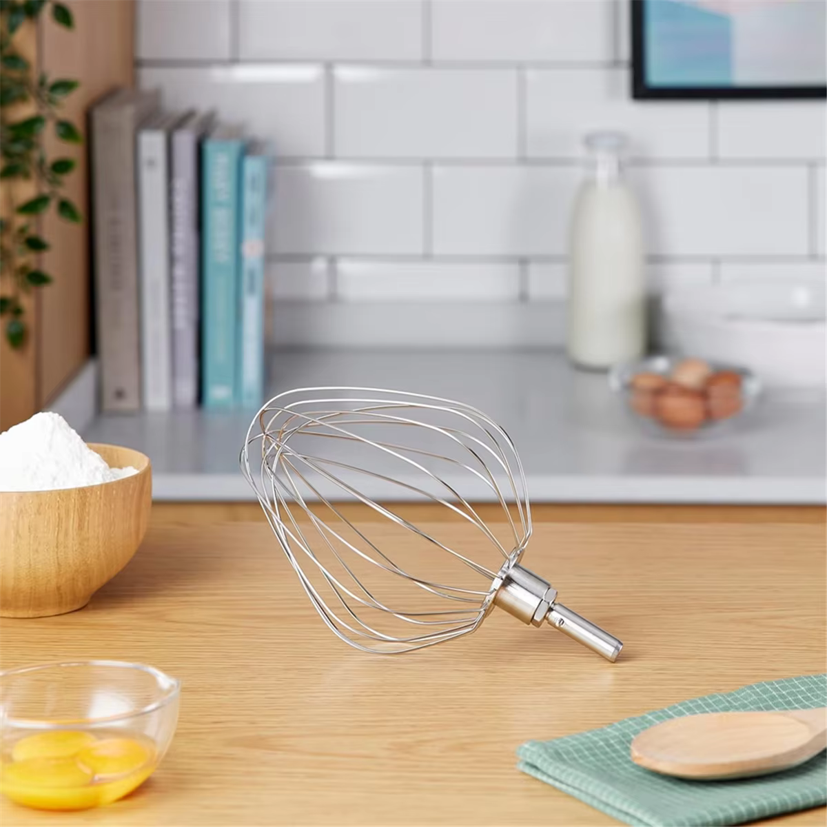 Fouet en acier inoxydable A97TS, accessoire pour robots culinaires Kenwood, fouet à ballons adapté à tous les robots culinaires