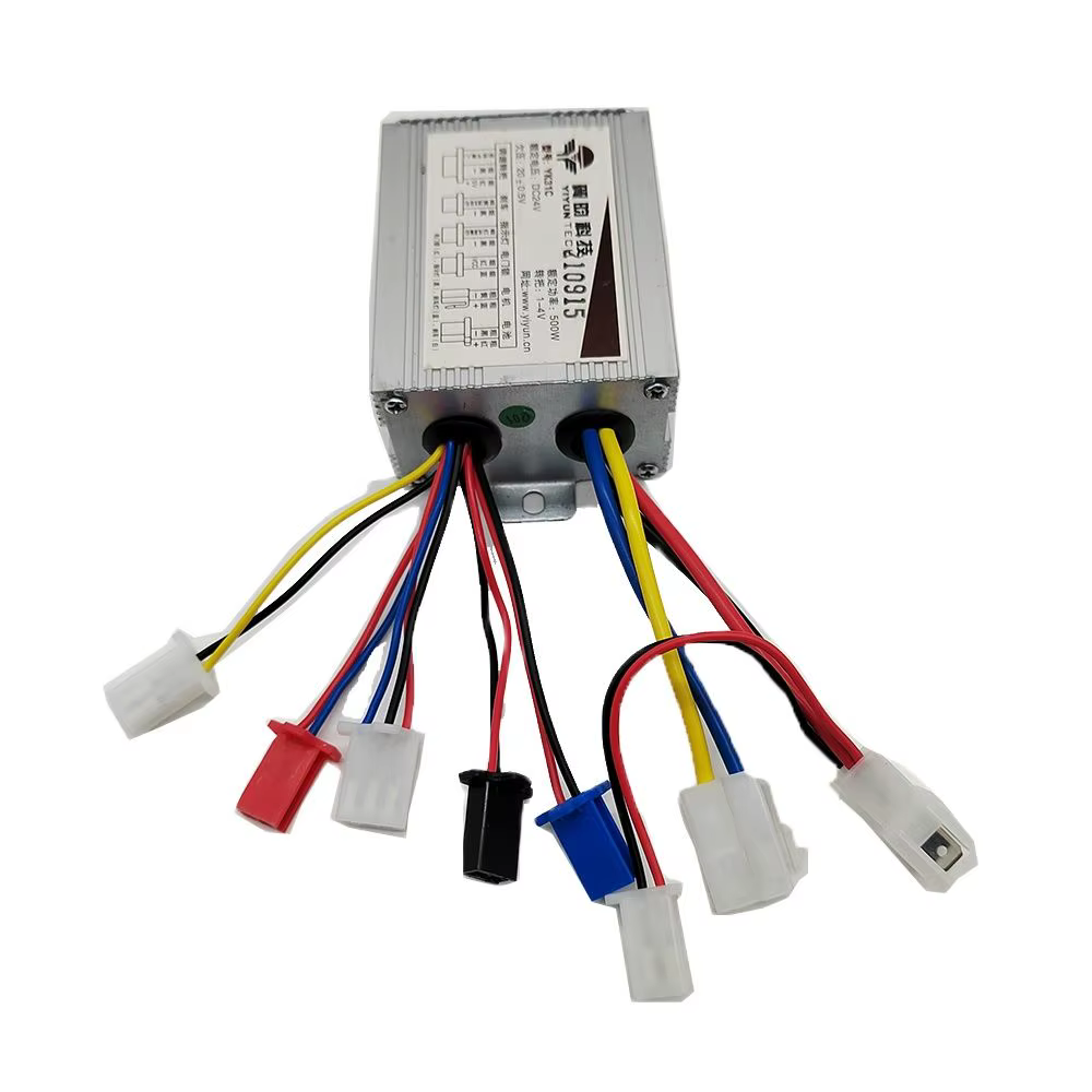 Contrôleur de moteur DC à balais pour vélo électrique/trottinette/vélo 24V 36V 48V 250W 350W 500W 1000W