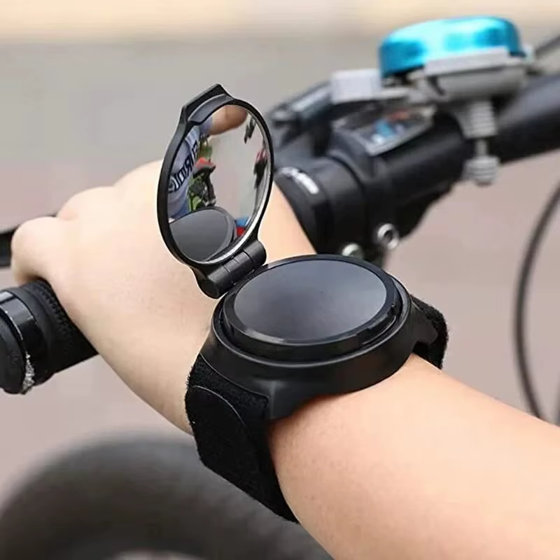 Rétroviseur de vélo, avec dragonne