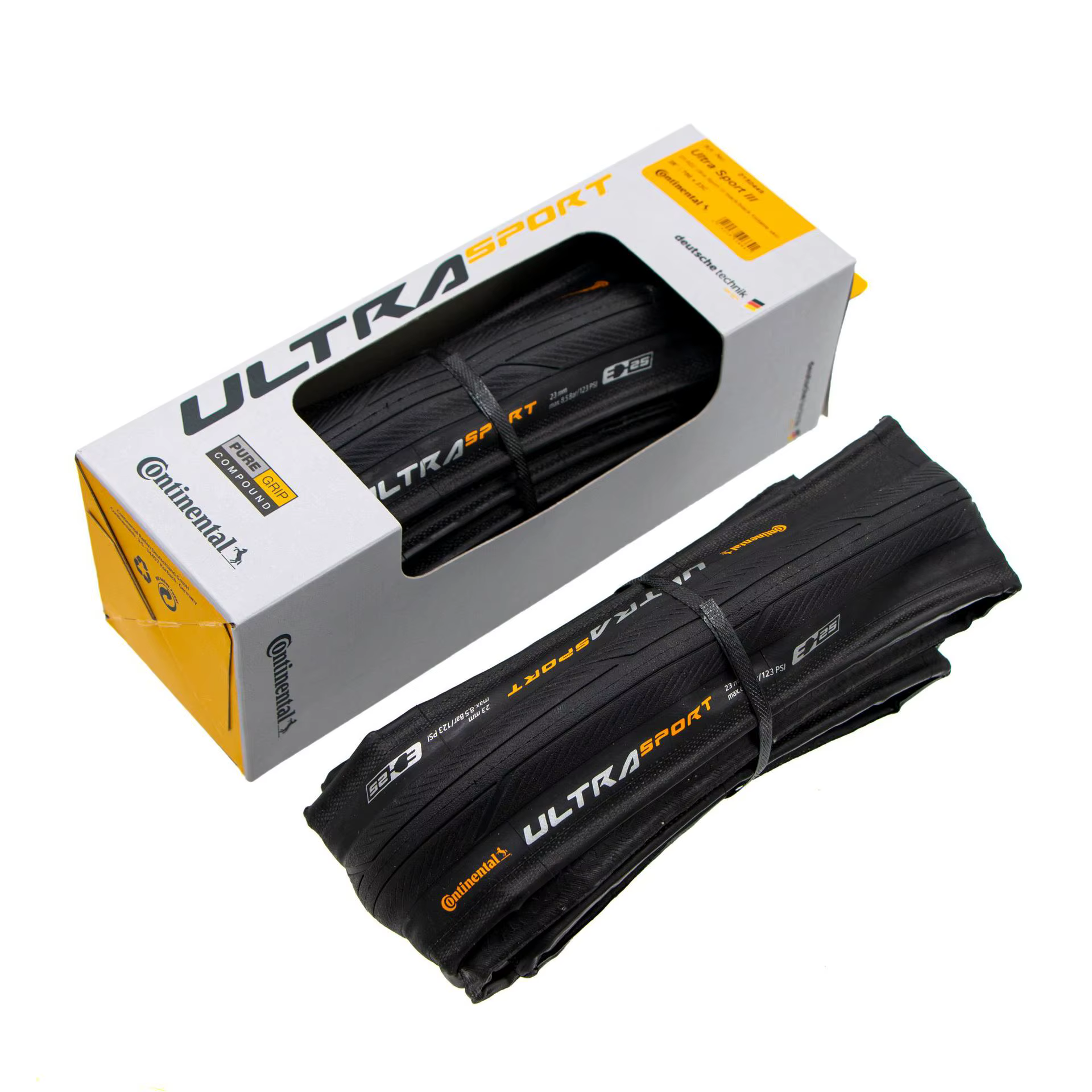 Continental ULTRA SPORT III pneu Original véhicule de route pliant Anti-crevaison pneus de vélo 700x23c/700x25c/700x28c noir/café