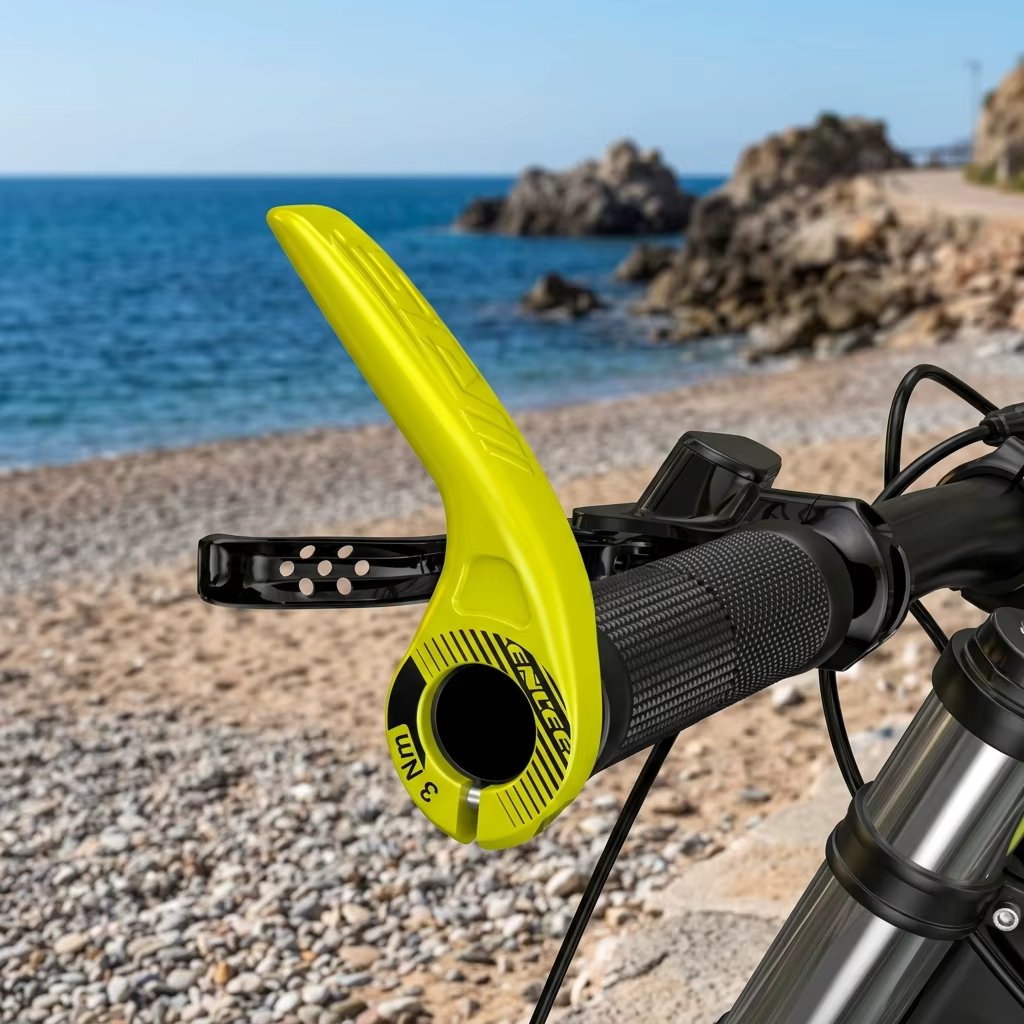 1 Paire de poignées de guidon réglables pour vélo, avec embouts auxiliaires et repose-poignets, pour le cyclisme et le soulagement de la fatigue, accessoires de vélo