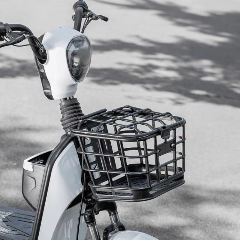 Offre spéciale 1 ensemble grande capacité Anti Extrusion vélo avant panier noir PC détachable